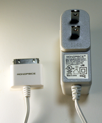 Monoprice USB charger