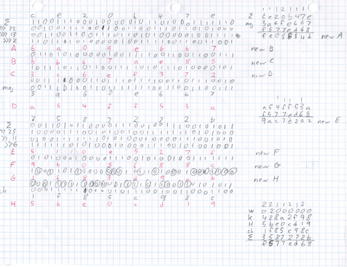 A pencil-and-paper spherical of SHA-256