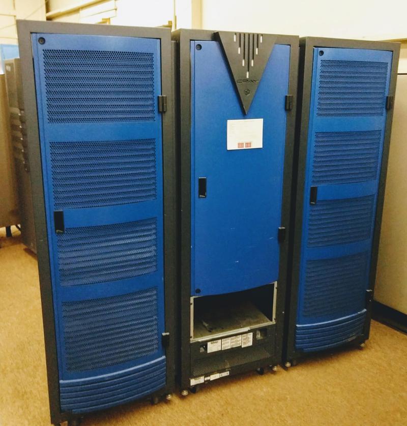 The Cray SV1 supercomputer.