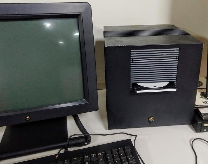 The NeXTcube workstation was packaged in a 1-foot magnesium cube.