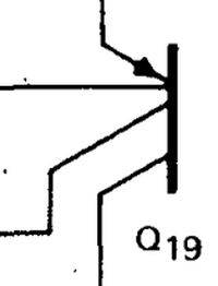 This symbol indicates a transistor with two collectors.