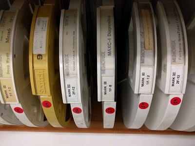 Some old Xerox Alto hard disks at PARC.