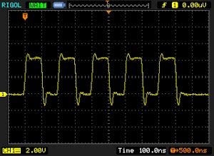 Using the BeagleBone Black's PRU microcontroller to generate pulses with a width of 100 nanoseconds.