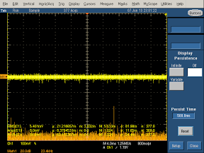 High frequency spectrum of the Mili charger with 12V input.