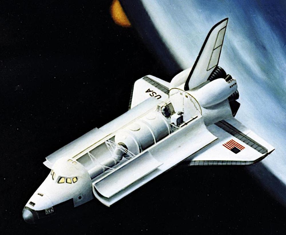 Illustration of the Spacelab-3 mission. From NASA.