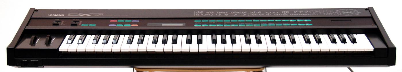The DX7 synthesizer. Photo by rockheim (CC BY-NC-SA 2.0).