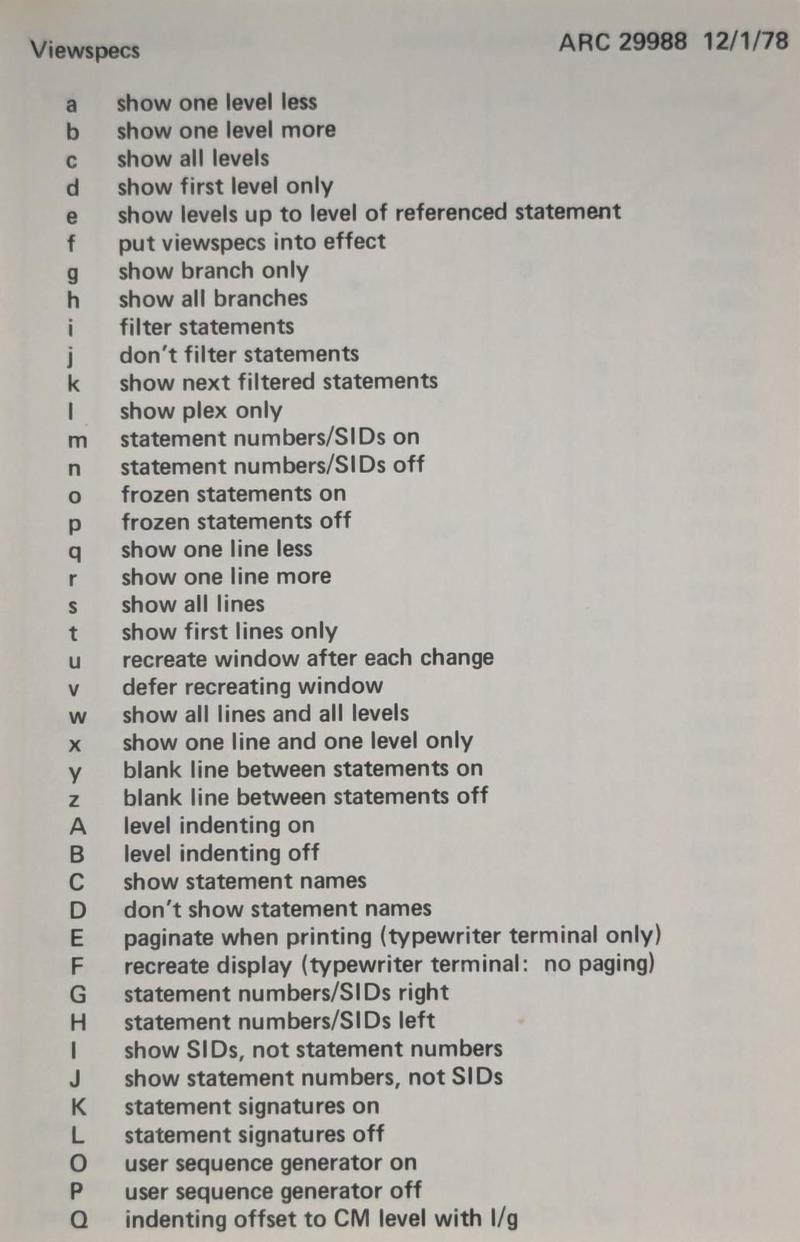 Back of the keyset information sheet.