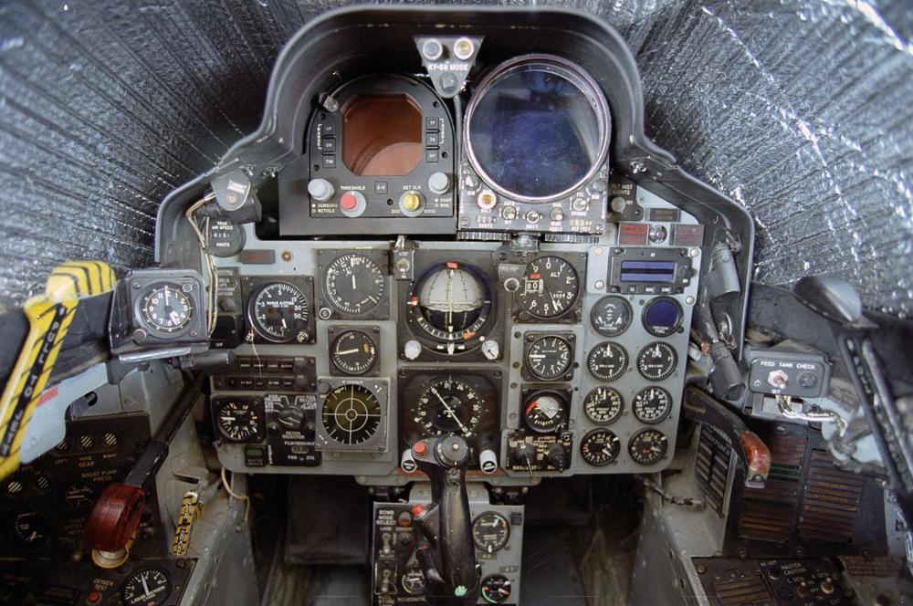 Cockpit panel of the RF-4C. Photo from National Museum of the USAF.