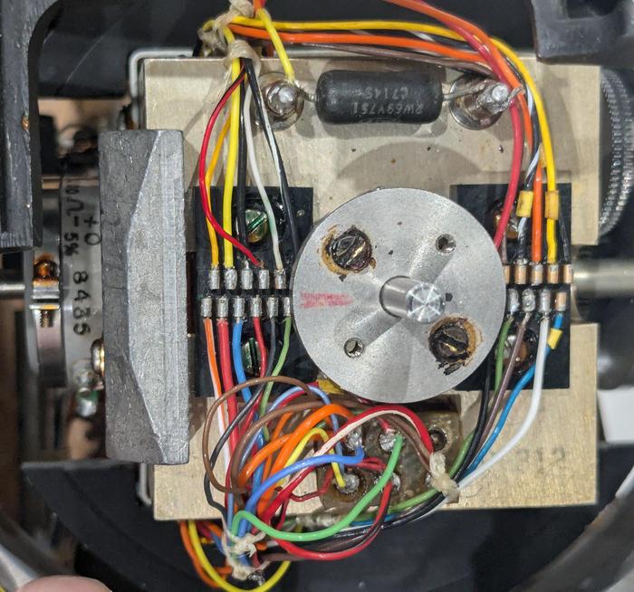 Connections for the second set of slip rings.