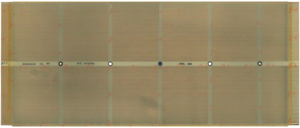 A replaceable BCROS sheet, holding 17,600 bits. Dimensions are 505mm × 211mm. Photo courtesy of Chris Bigos.