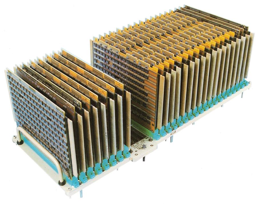 The Computer Arithmetic Unit Assembly, one of two in the AWACS computer. From "AWACS Data Processing Subsystem" brochure, 1991.