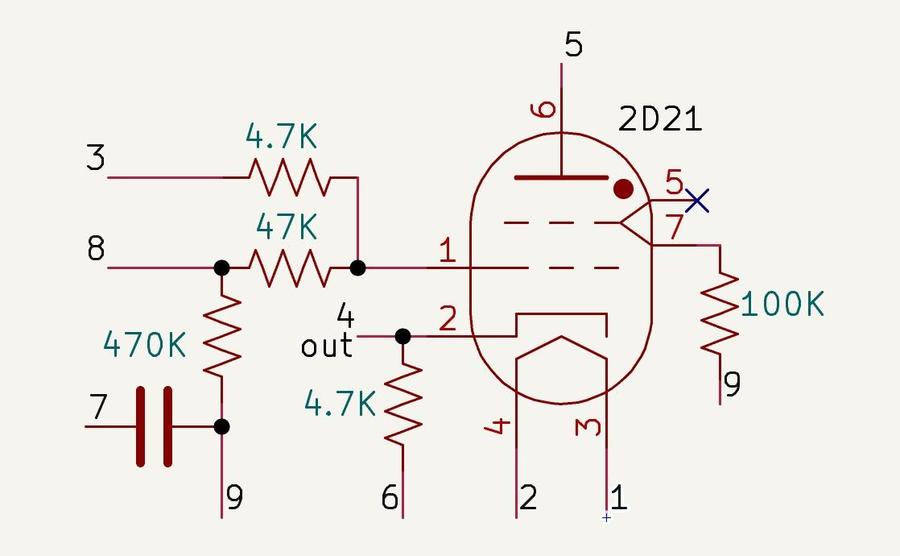Schematic of the IBM MD7A module, reverse-engineered.