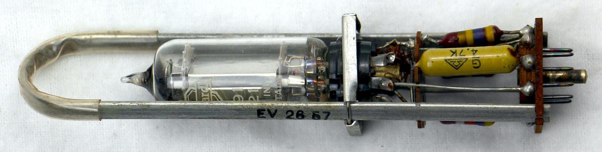 A thyratron tube module from the IBM 604 Electronic Calculating Punch.
