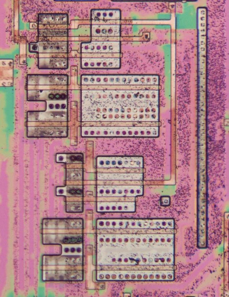The clock-shaping circuitry is implemented with CMOS logic gates.
