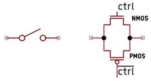 A CMOS switch.