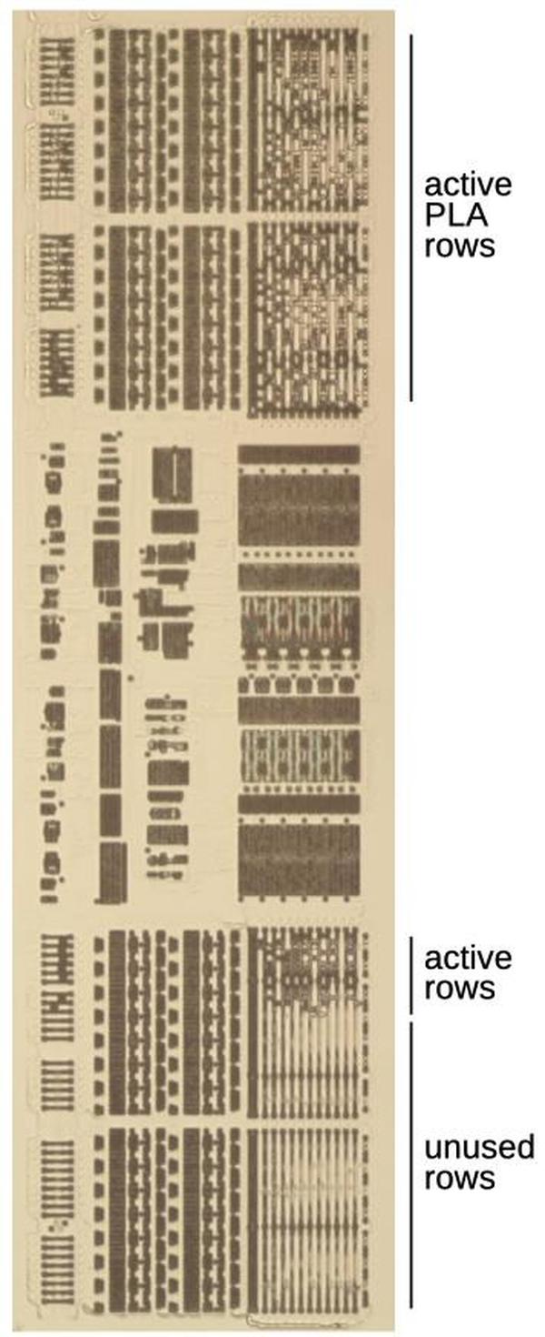 The updated PLA has 46 unused rows.