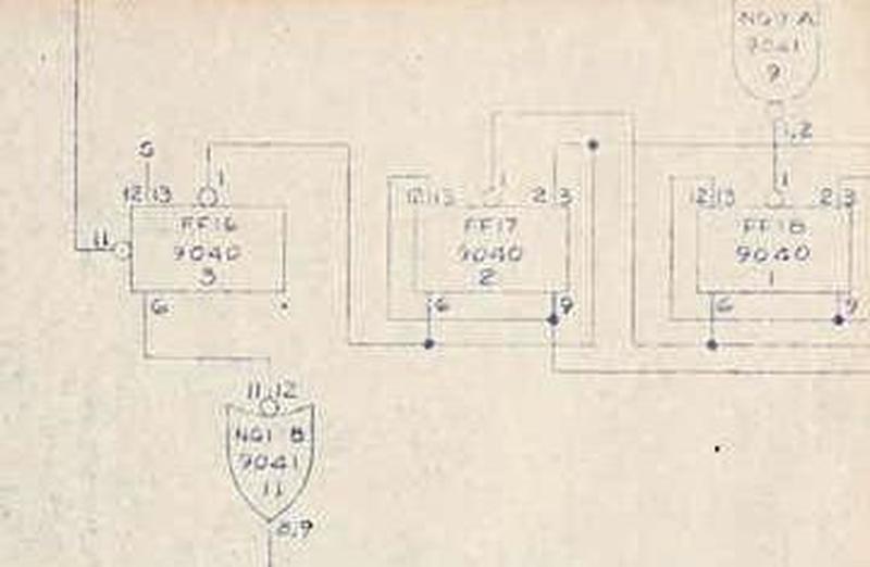 Detail from Logic Schematic Type B Board No.4 ASE.