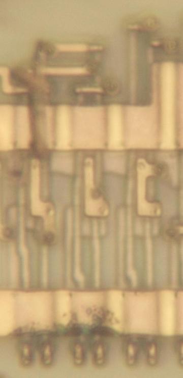 Three NAND gates in the Pentium.