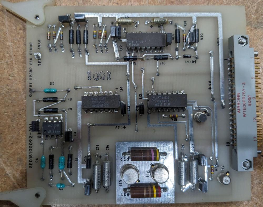 The output board.