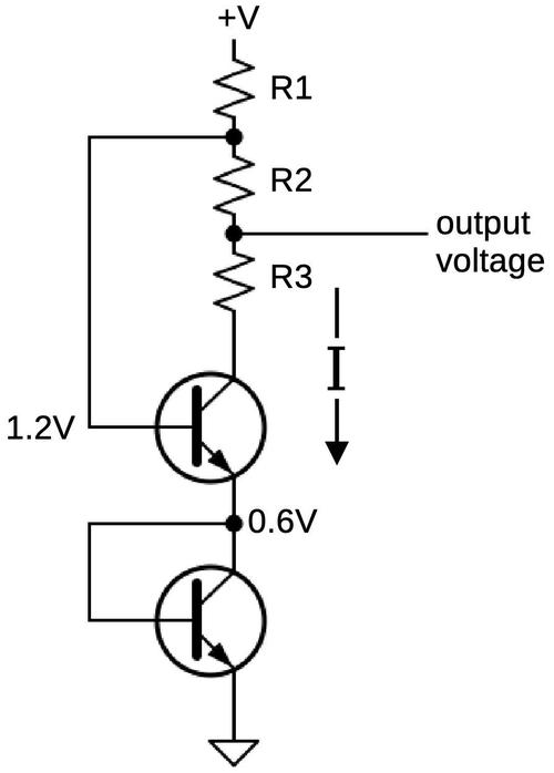 The voltage reference circuit.